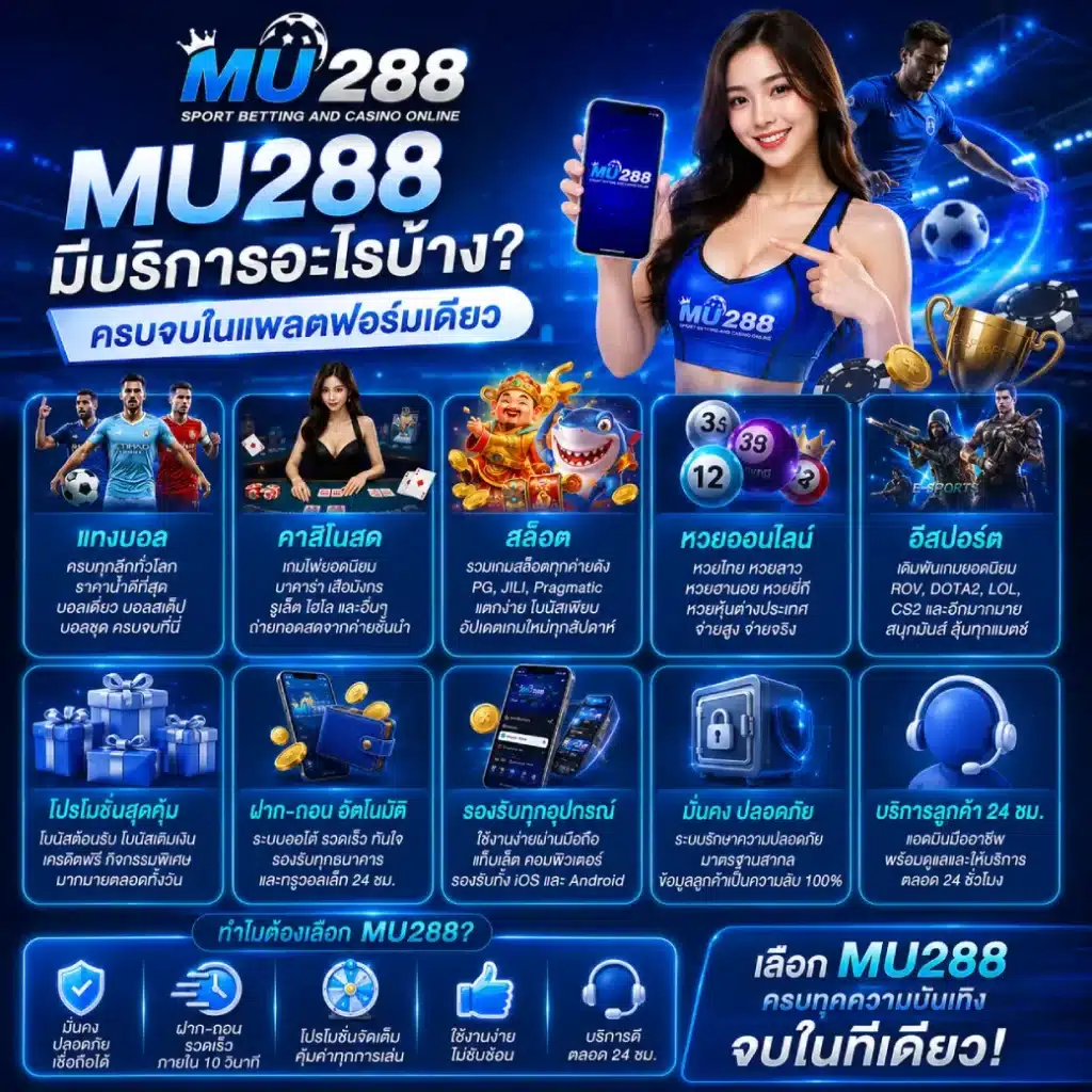 MU288 มีบริการอะไรบ้าง_ ครบจบในแพลตฟอร์มเดียว