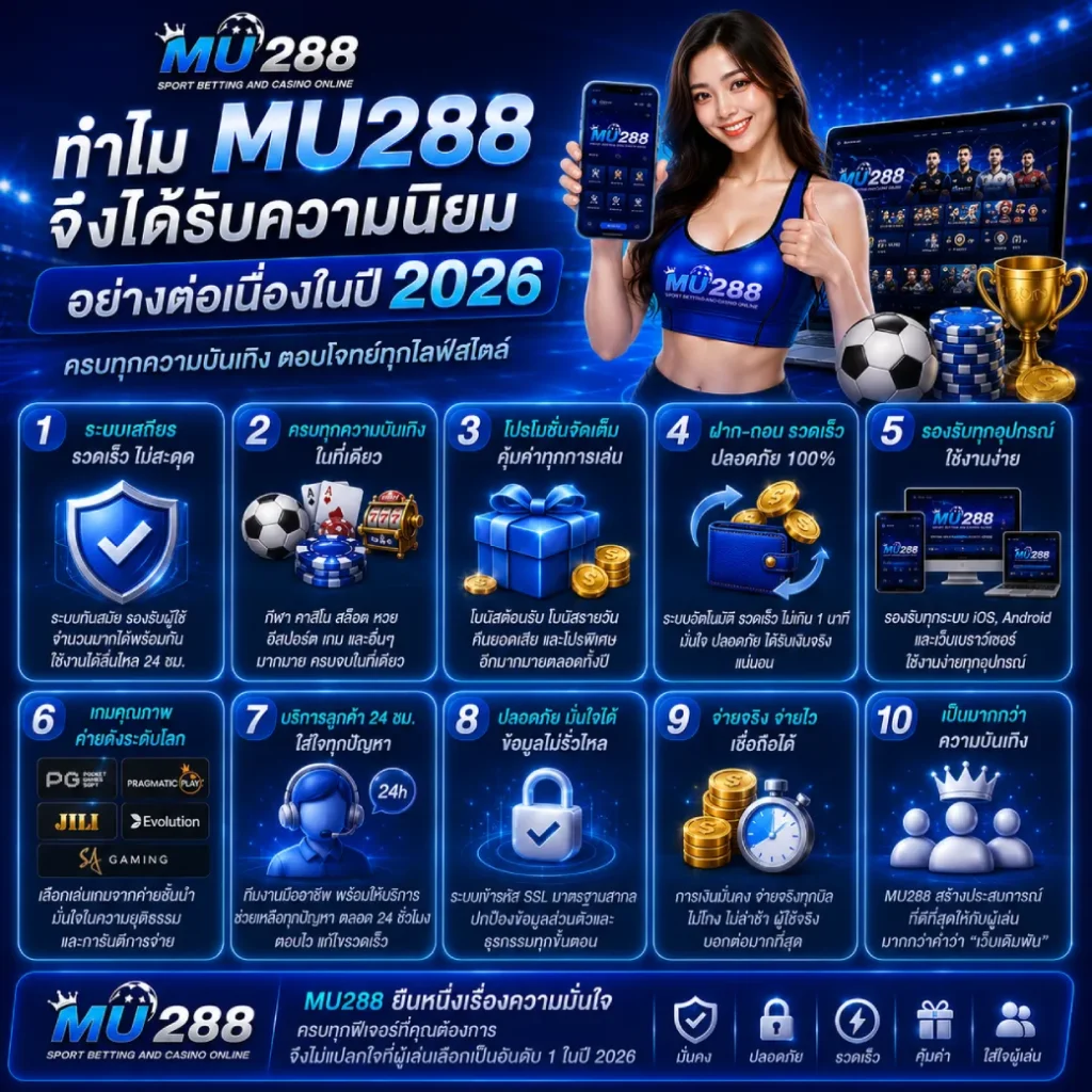 ทำไม MU288 จึงได้รับความนิยมอย่างต่อเนื่องในปี 2026